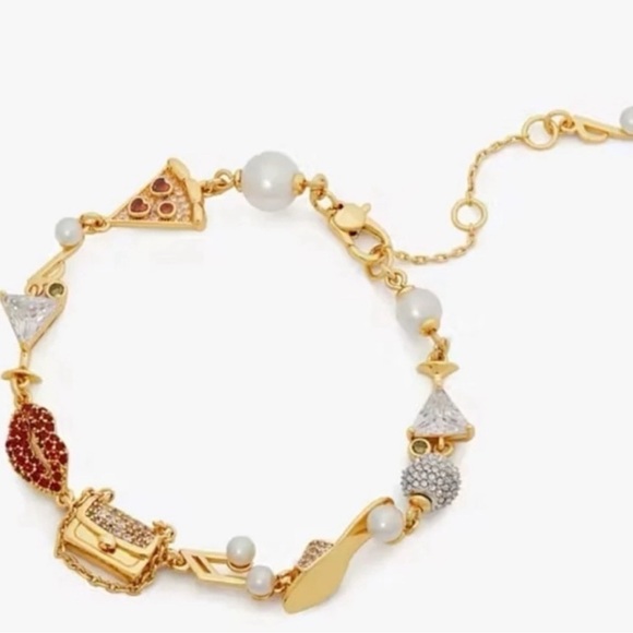 $148 Kate Spade Hit The Town Charm Bracelet NWT - Picture 6 of 6